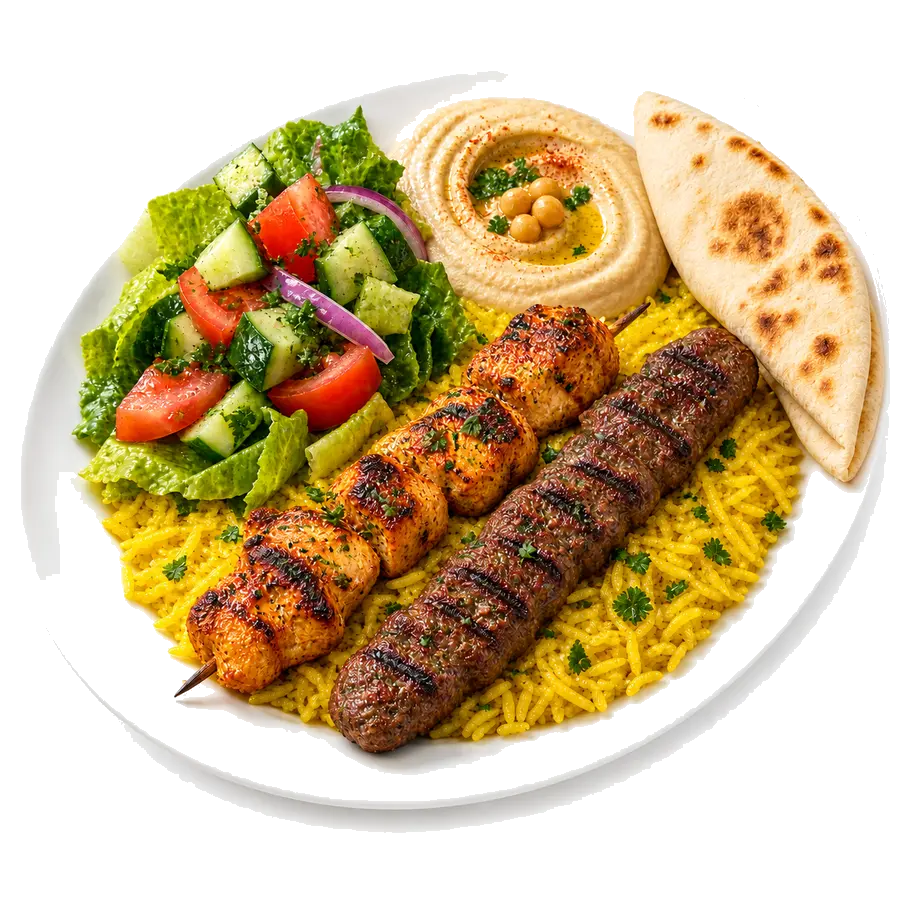 Chicken & Kefta Kabob